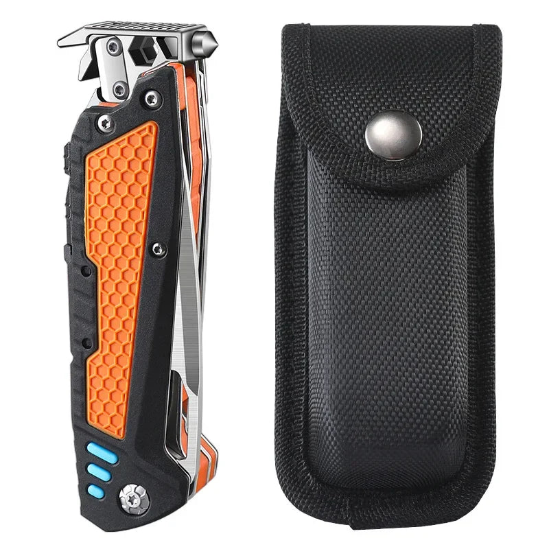 2025 New Outdoor Popular Multi Functional Folding Combination Tool for Convenient Camping and Hiking EDC Survival Equipment