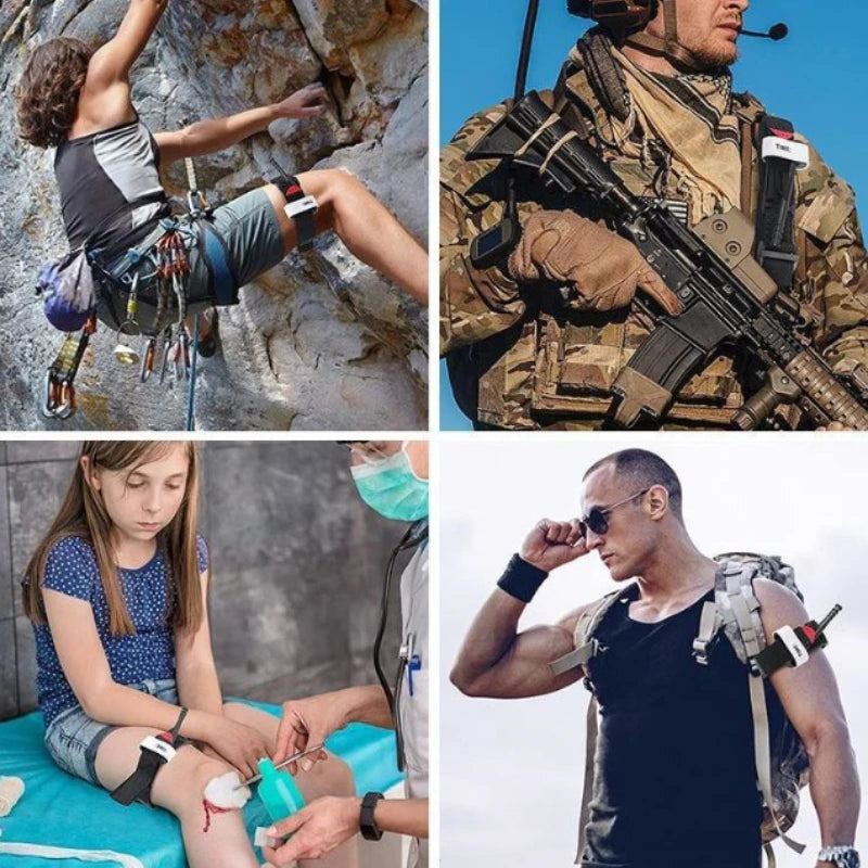 1Pcs Tourniquet Tactical Survival Hemostasis Second Generation Upgrade Repeated Use Strengthen Tourniquet