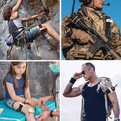 1Pcs Tourniquet Tactical Survival Hemostasis Second Generation Upgrade Repeated Use Strengthen Tourniquet