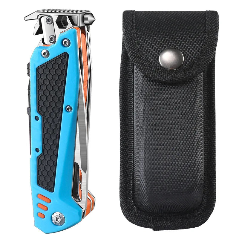 2025 New Outdoor Popular Multi Functional Folding Combination Tool for Convenient Camping and Hiking EDC Survival Equipment