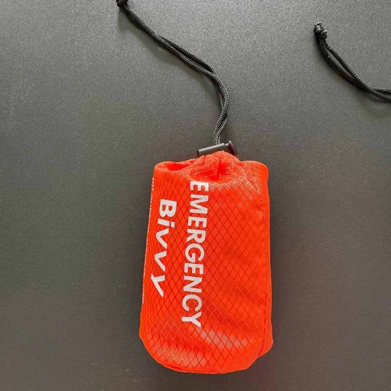 Emergency Sleeping Bag Survival Blanket Thermal Mylar Bivy Sack Lightweight Waterproof Portable Shelter for Camping Hiking