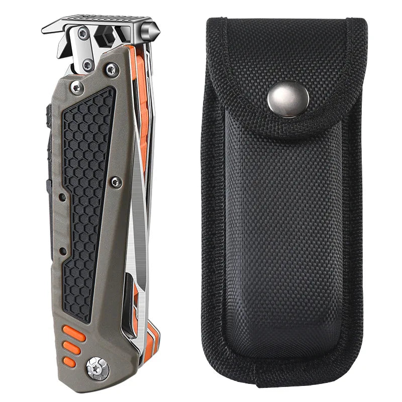 2025 New Outdoor Popular Multi Functional Folding Combination Tool for Convenient Camping and Hiking EDC Survival Equipment