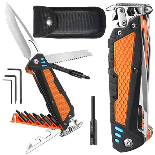 2025 New Outdoor Popular Multi Functional Folding Combination Tool for Convenient Camping and Hiking EDC Survival Equipment