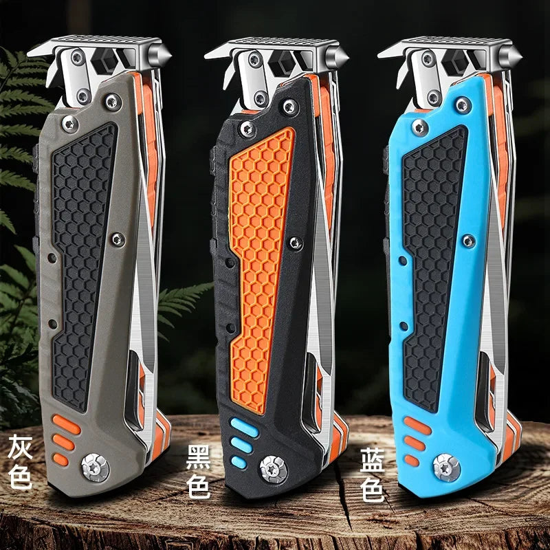 2025 New Outdoor Popular Multi Functional Folding Combination Tool for Convenient Camping and Hiking EDC Survival Equipment