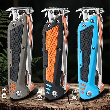 2025 New Outdoor Popular Multi Functional Folding Combination Tool for Convenient Camping and Hiking EDC Survival Equipment