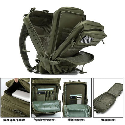30/50L Tactical Backpacks for Man Hking Outdoor Survival Bags 3P Assault Pack EDC Molle Pack for Trekking Hunting Bag