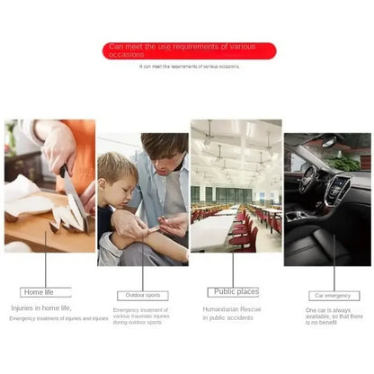 184Pcs First Aid Kit, Multi-Purpose Emergency Medical Supplies Portable Medical Bag, for Outdoor Hiking, Camping and More