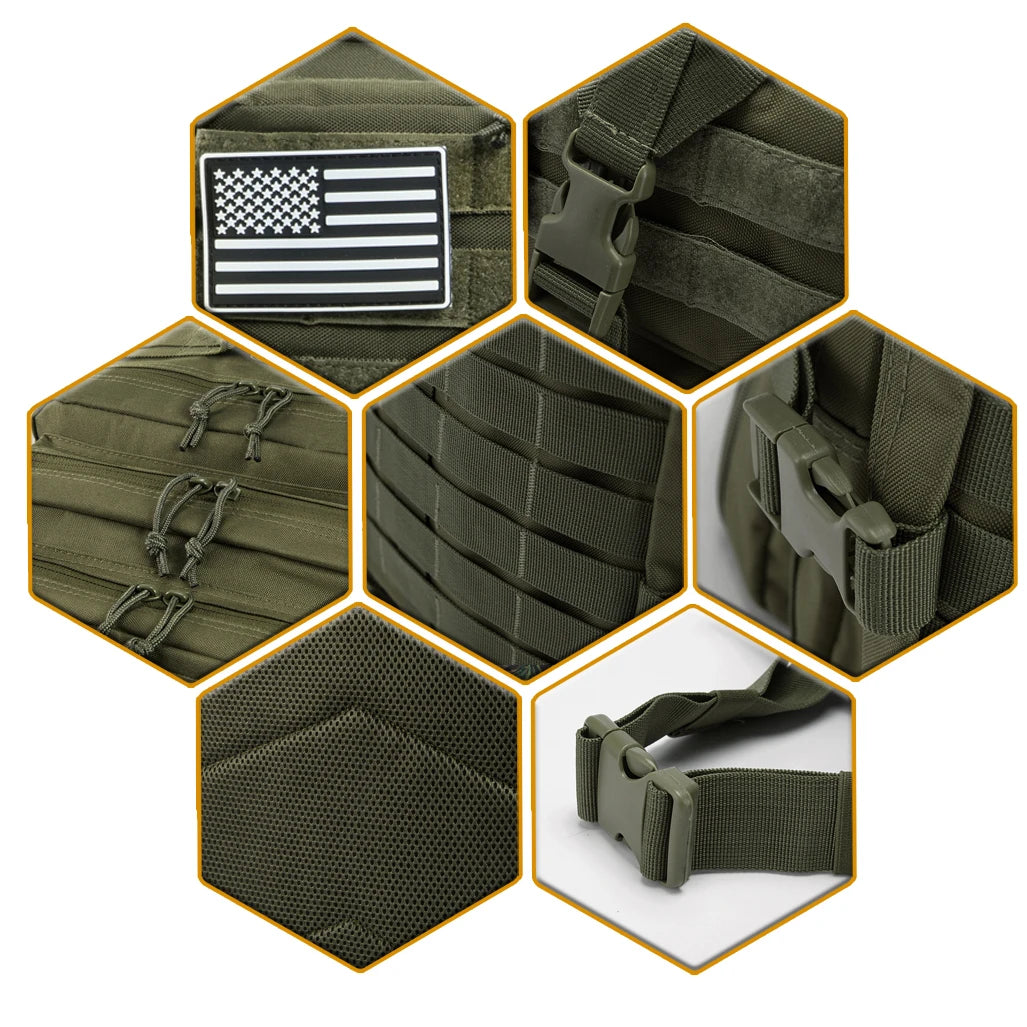 30/50L Tactical Backpacks for Man Hking Outdoor Survival Bags 3P Assault Pack EDC Molle Pack for Trekking Hunting Bag